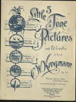 [1901] Five little tone pictures with words by C.W. Krogman. Op. 55. The Raindrops. Polka Song.